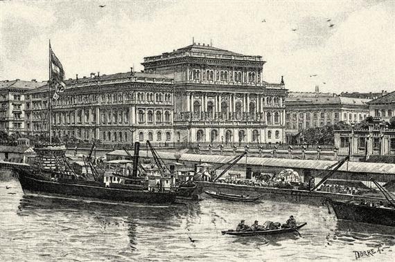 A Magyar Tudományos Akadémia épülete, amelyet 1865-ben adtak át