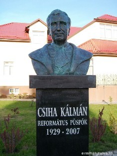Csiha Kálmán szobra