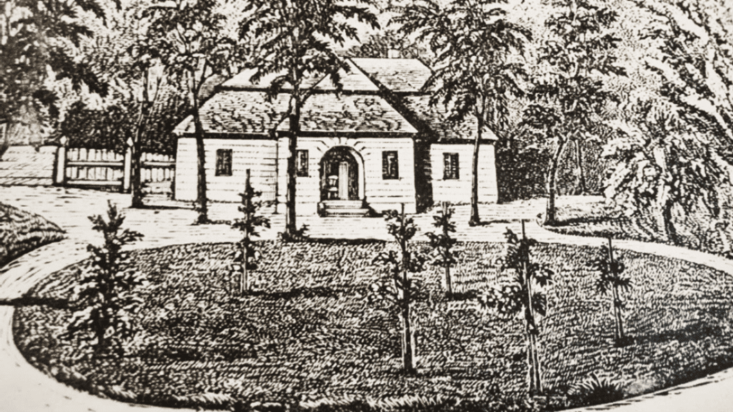 A csekei ház az átépítés után Varsányi rajza alapján